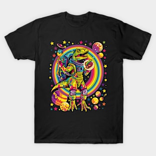 Cat Dinosaur Encounters T-Shirt